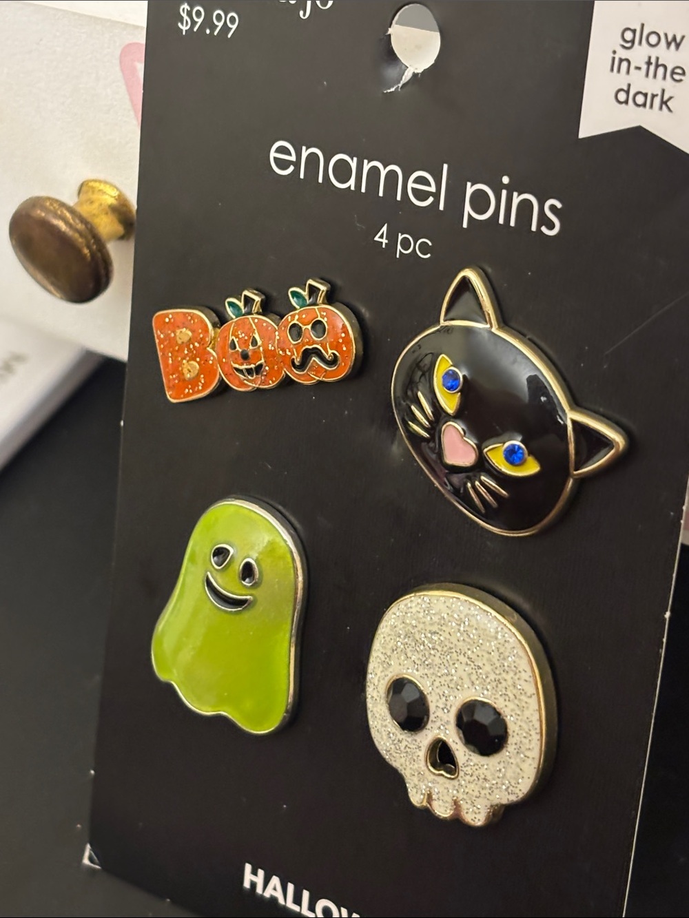 Halloween Enamel Pin 4PCS Set - Picture 2 of 2